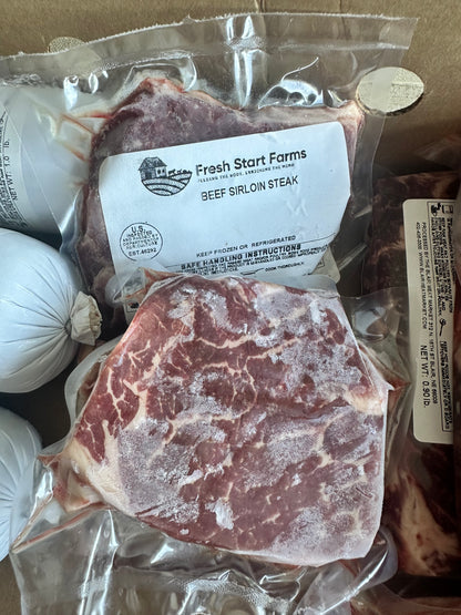 Center-Cut Sirloin Steak | Locally Raised Beef in Omaha